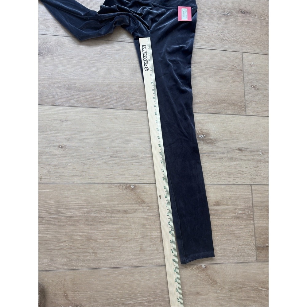 SPANX Navy Blue Velvet leggings Size Small Stretch No Front Seam NWT - Picture 5 of 9